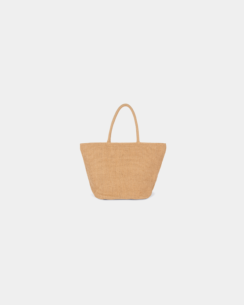 Borsa da spiaggia in fili di iuta intrecciata personalizzabile - 1