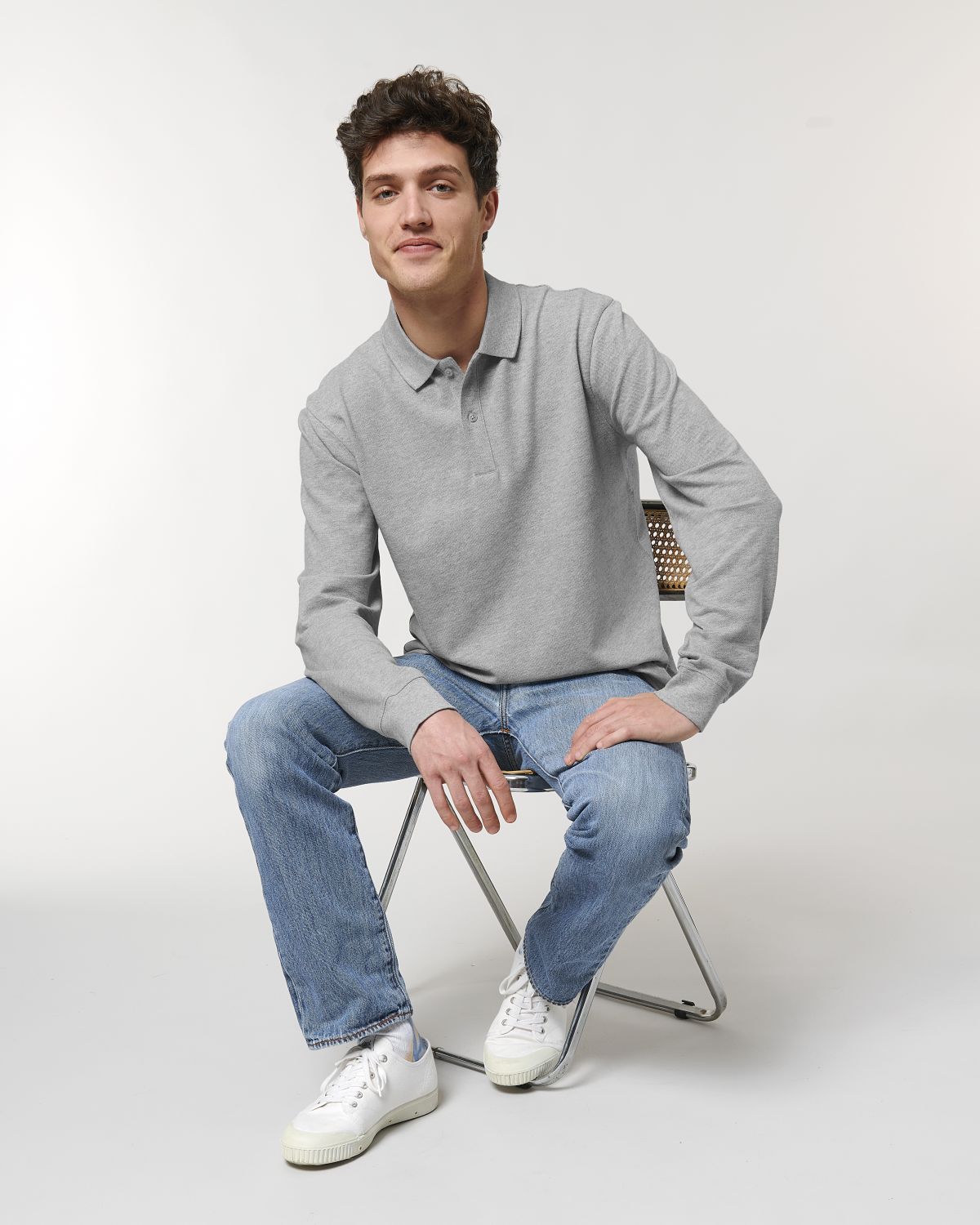 Polo maniche lunghe unisex personalizzabile - 3