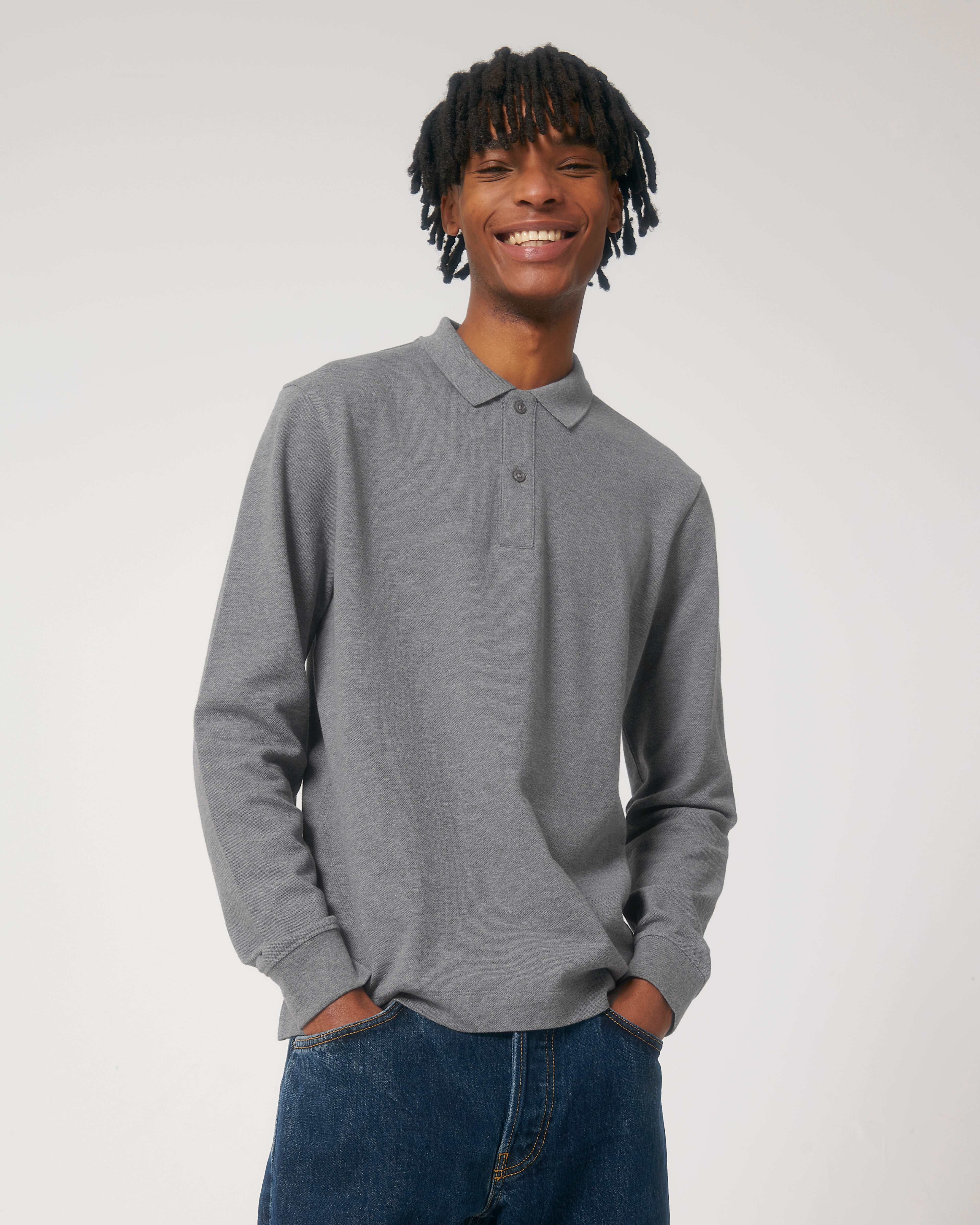 Polo maniche lunghe unisex personalizzabile - 12
