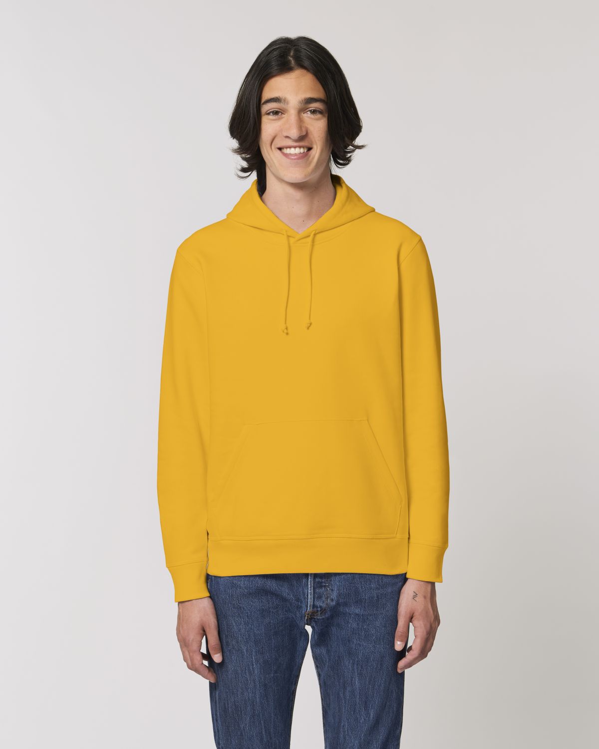 Felpa con cappuccio unisex in cotone bio personalizzabile - 4