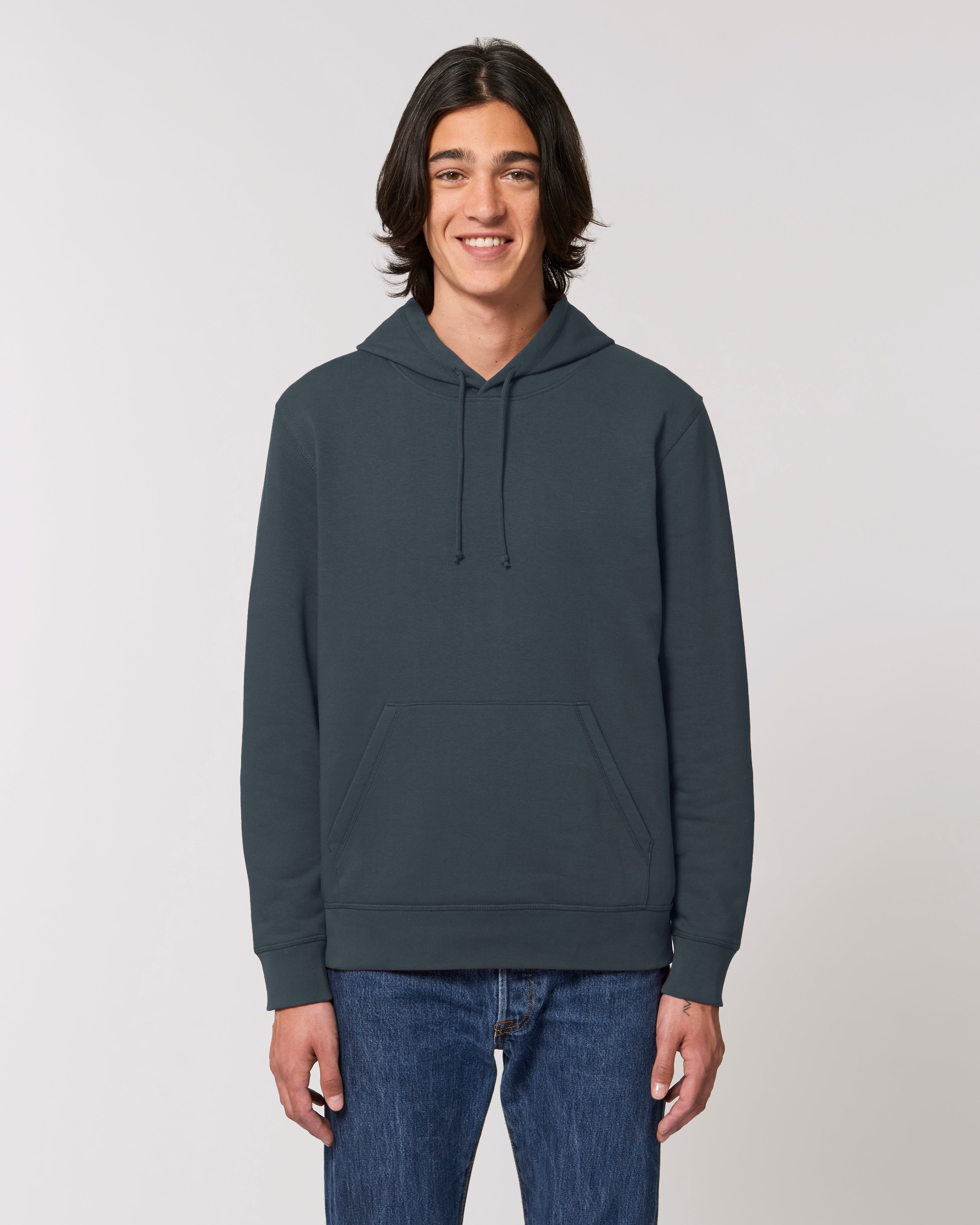 Felpa con cappuccio unisex in cotone bio personalizzabile - 24