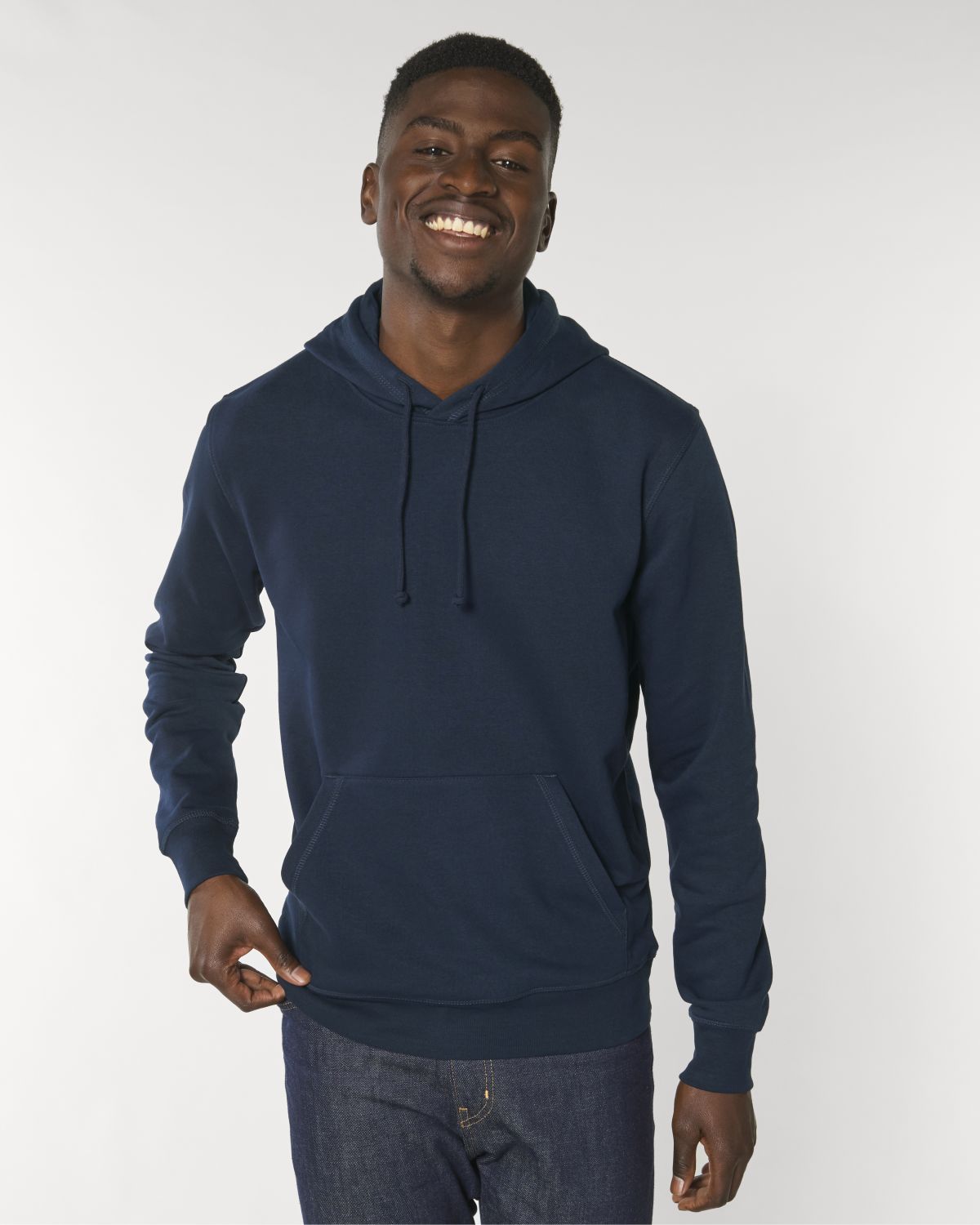 Felpa con cappuccio unisex in cotone bio personalizzabile - 13
