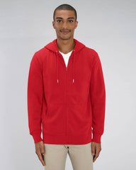 Felpa con zip unisex personalizzabile in cotone bio - 6