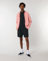 Felpa con zip unisex personalizzabile in cotone bio - 13