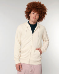 Felpa con zip unisex personalizzabile in cotone bio - 18