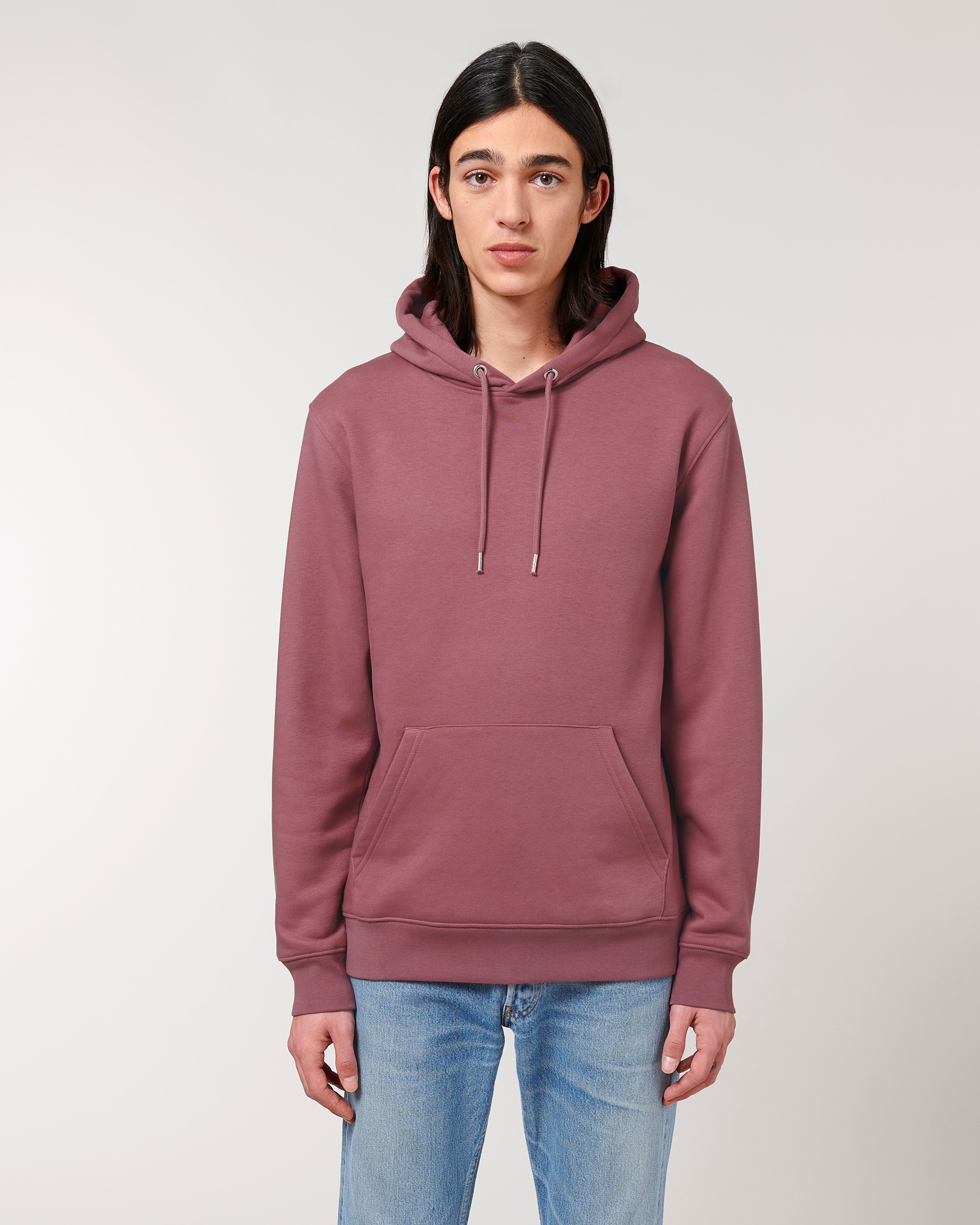 Felpa con cappuccio iconica da personalizzare in cotone bio - 43