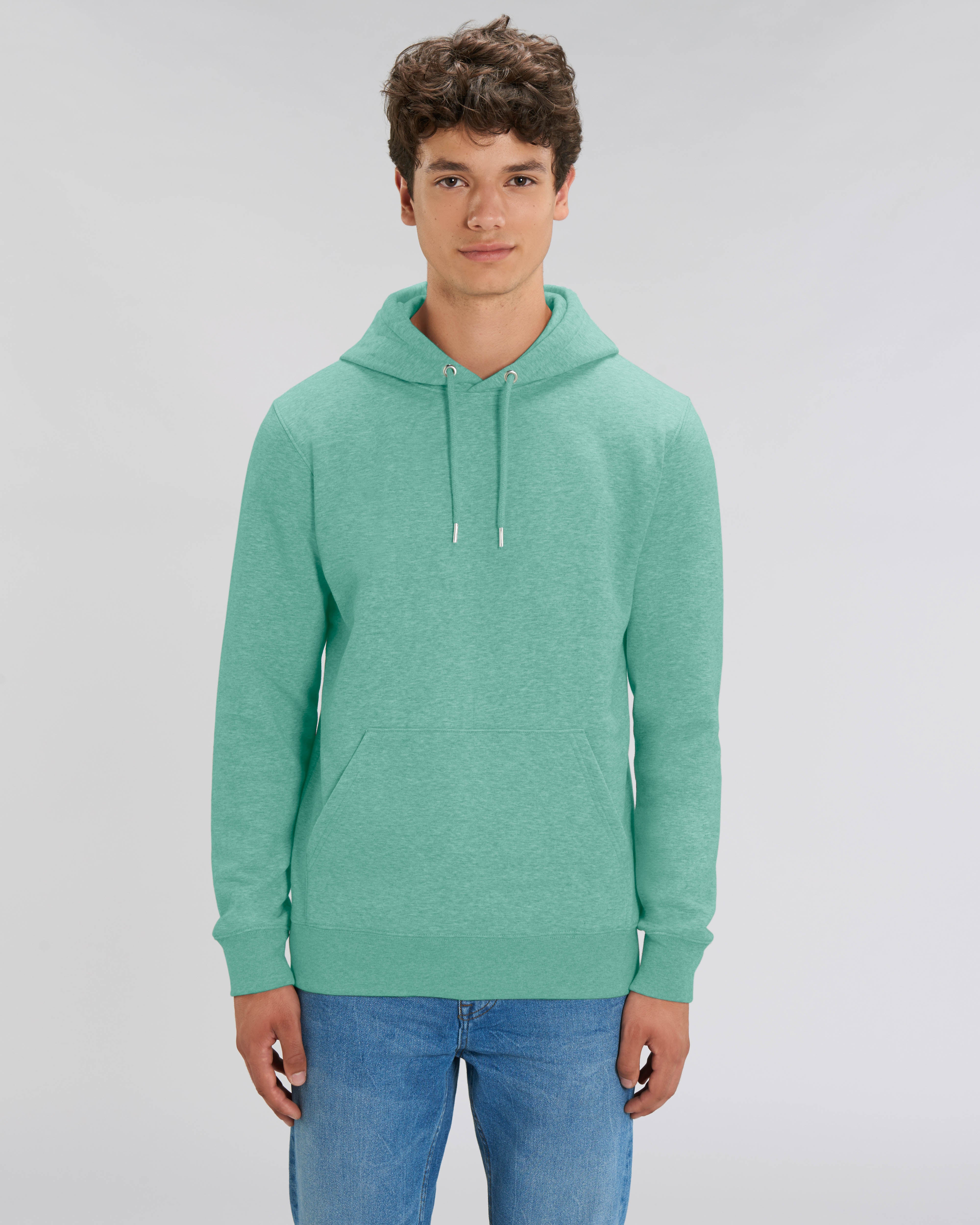Felpa con cappuccio iconica da personalizzare in cotone bio - 50