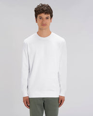 Felpa premium girocollo unisex in cotone bio da personalizzare - 2