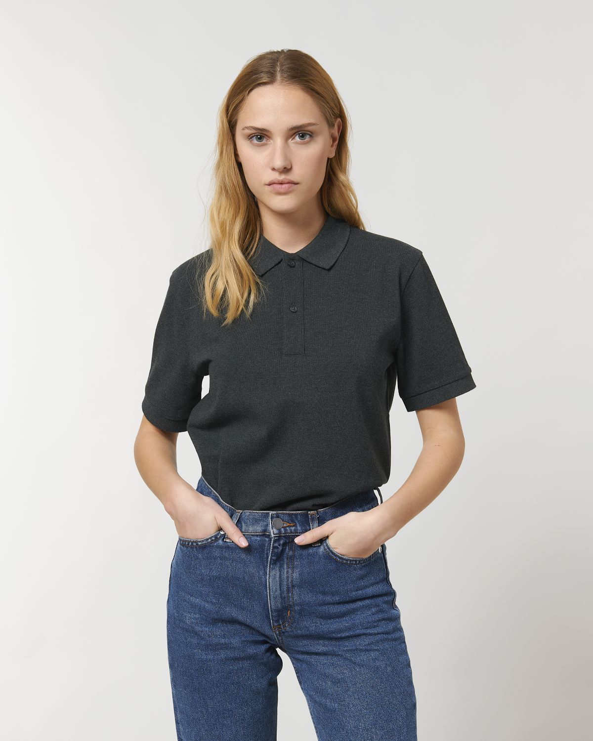 Polo unisex da personalizzare in cotone bio - 1