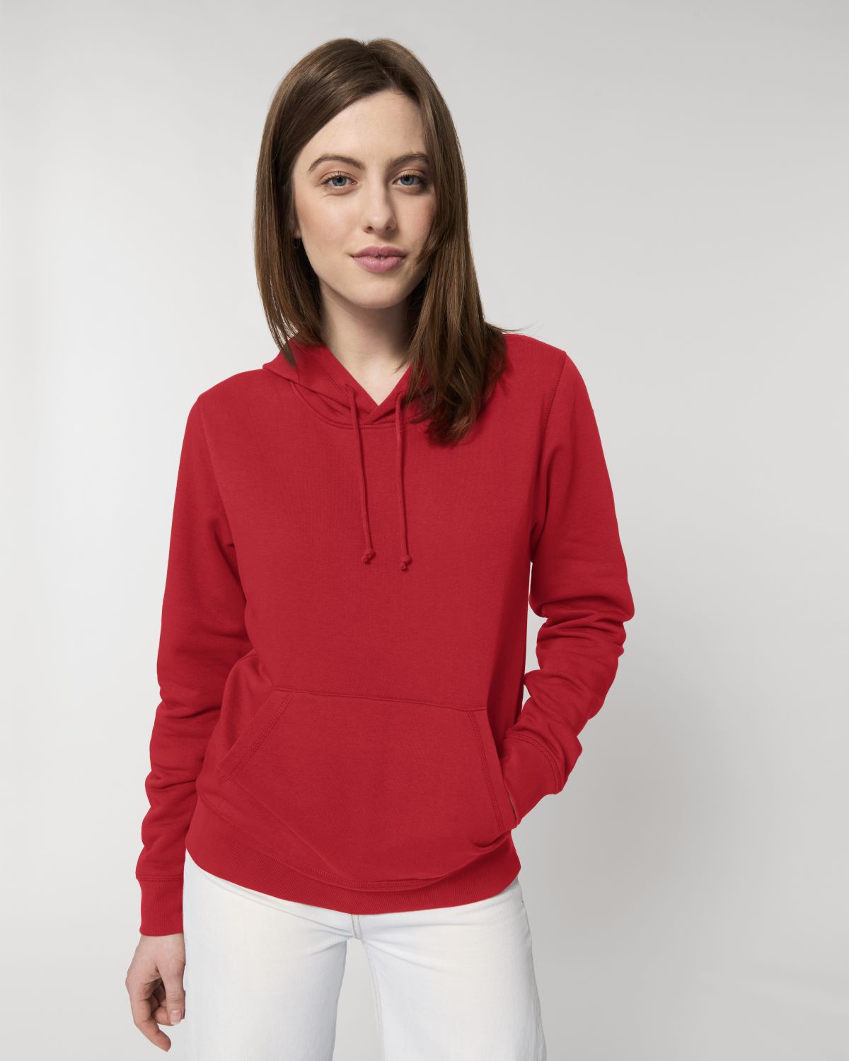Felpa con cappuccio unisex in cotone bio personalizzabile - 14