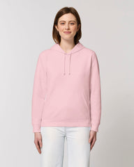 Felpa con cappuccio unisex in cotone bio personalizzabile - 16