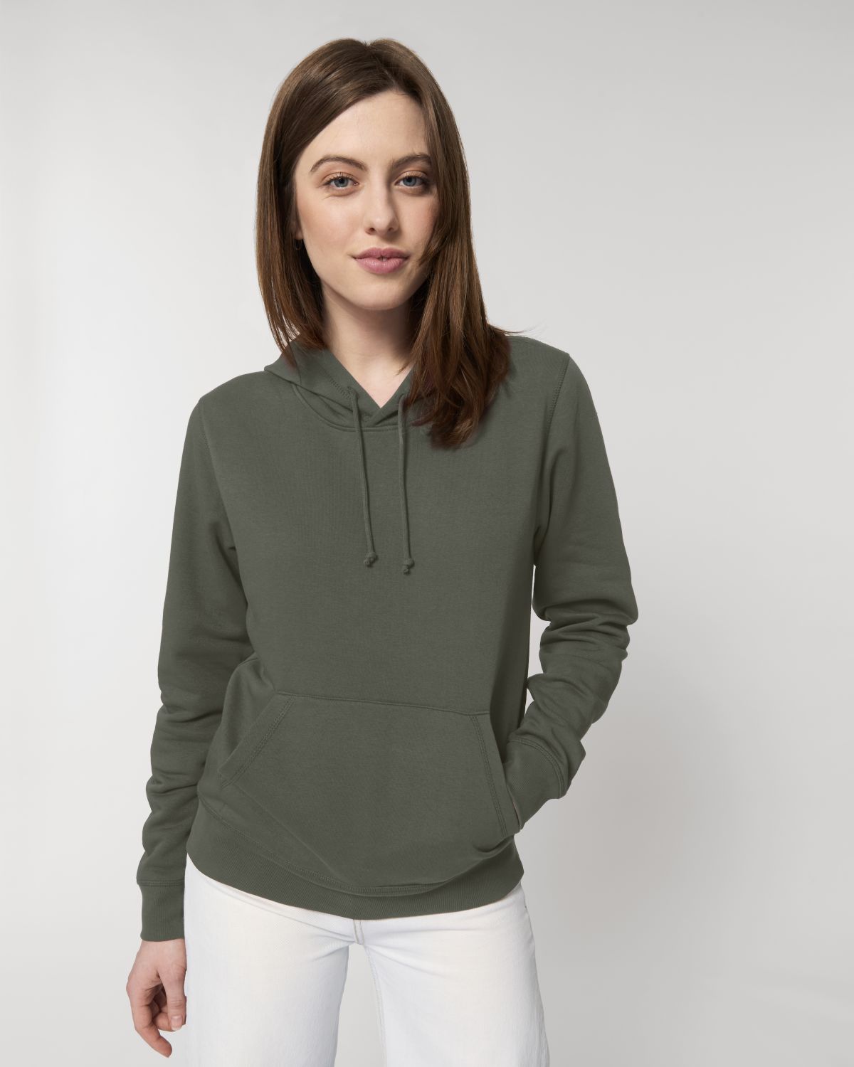 Felpa con cappuccio unisex in cotone bio personalizzabile - 5