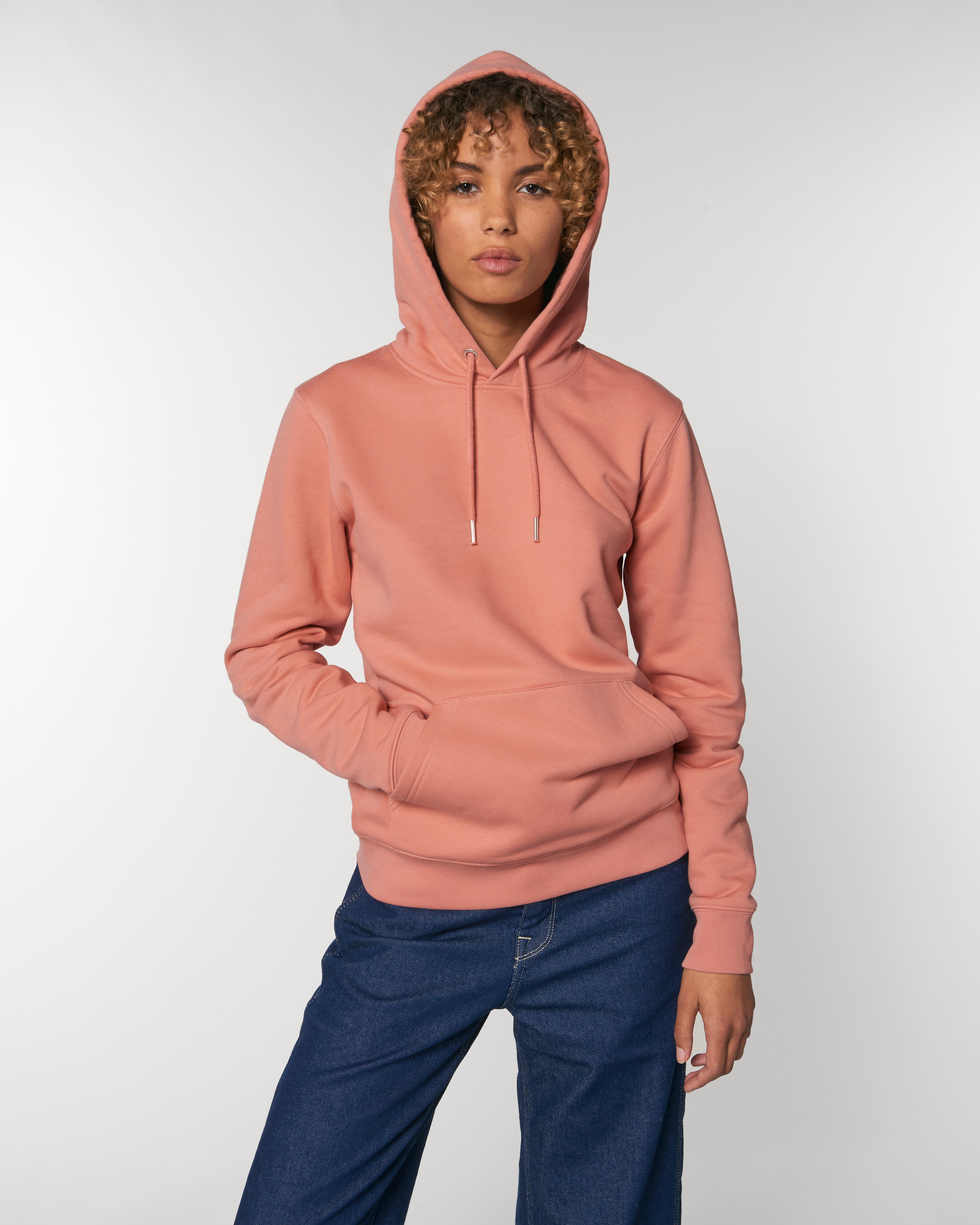 Felpa con cappuccio iconica da personalizzare in cotone bio - 32