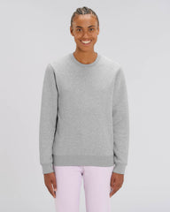 Felpa premium girocollo unisex in cotone bio da personalizzare - 5