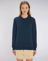 Felpa premium girocollo unisex in cotone bio da personalizzare - 7