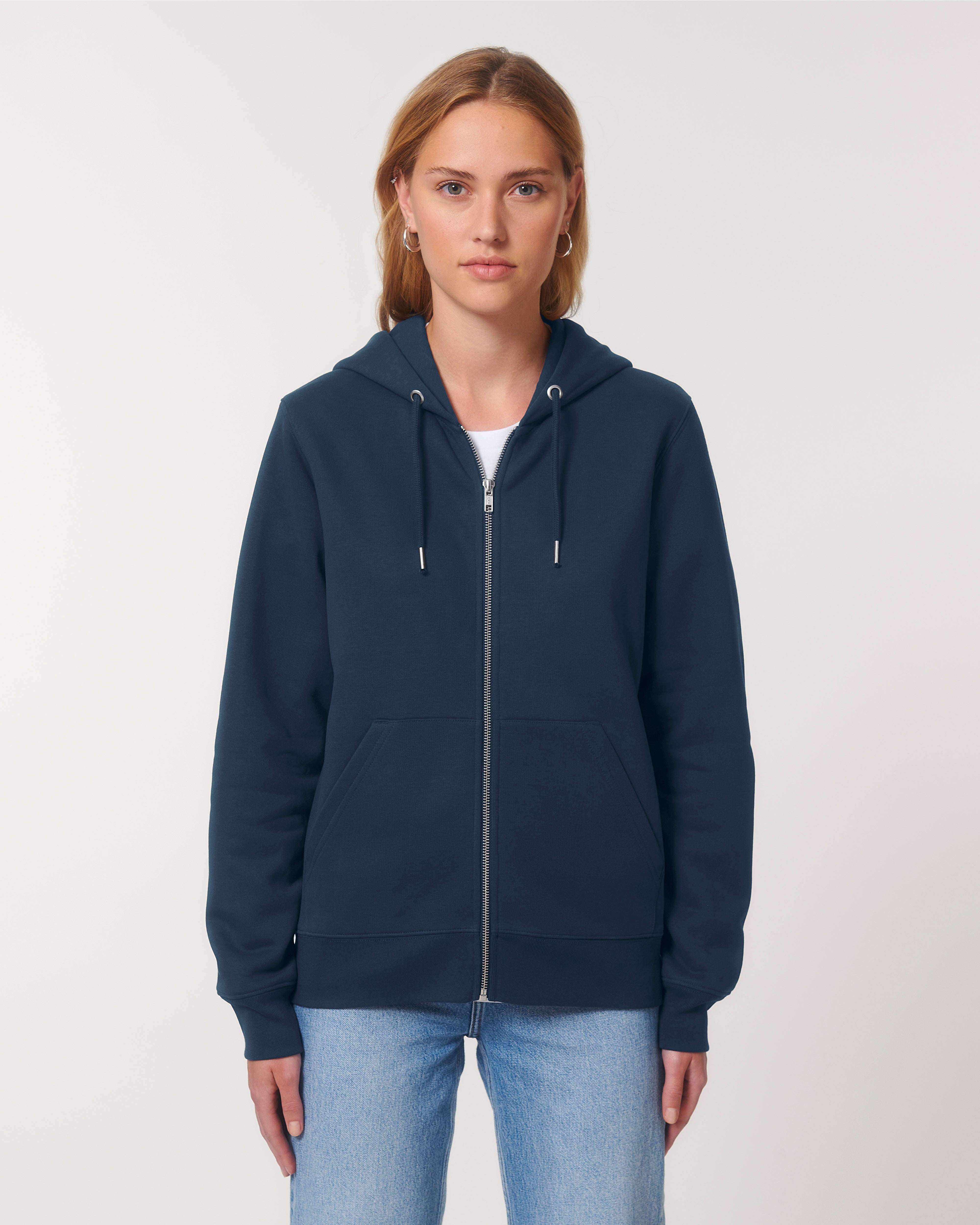 Felpa spessa con cappuccio e zip unisex personalizzabile - 4