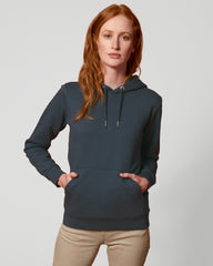 Felpa con cappuccio iconica da personalizzare in cotone bio - 51