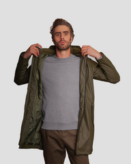 Parka impermeabile unisex riciclata personalizzabile