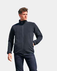 Giacca in micropile riciclato da uomo personalizzabile