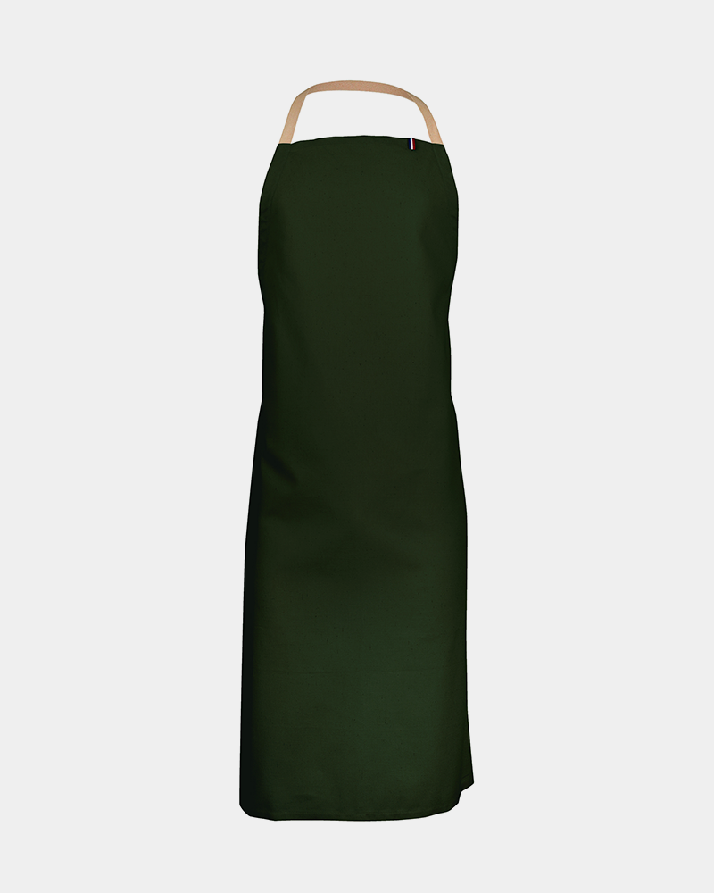 Grembiule senza tasche Made in France personalizzabile