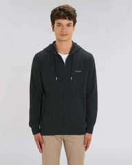 Felpa con zip unisex personalizzabile in cotone bio - 2